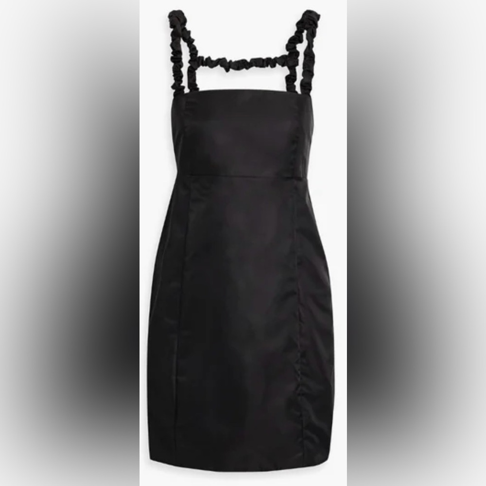 Ganni Strapless Black Cocktail Dress